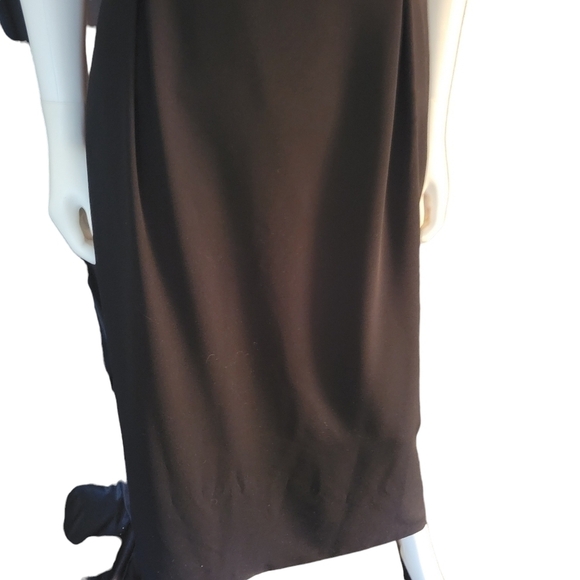 Virgo Dress Sleeveless Maxi 8 Black - Picture 2 of 3